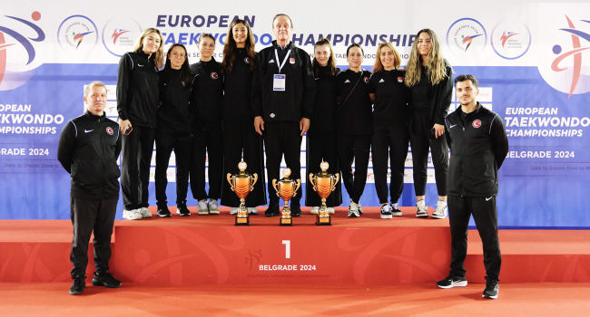 Türkiye, Avrupa Tekvando Şampiyonası'nda zirvede Görseli
